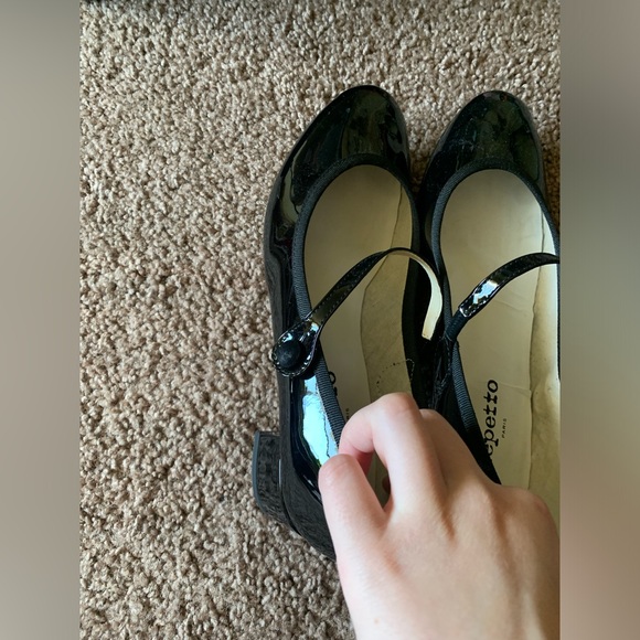 Repetto patent leather black heeled Rose mary janes 39.5 - Picture 12 of 15
